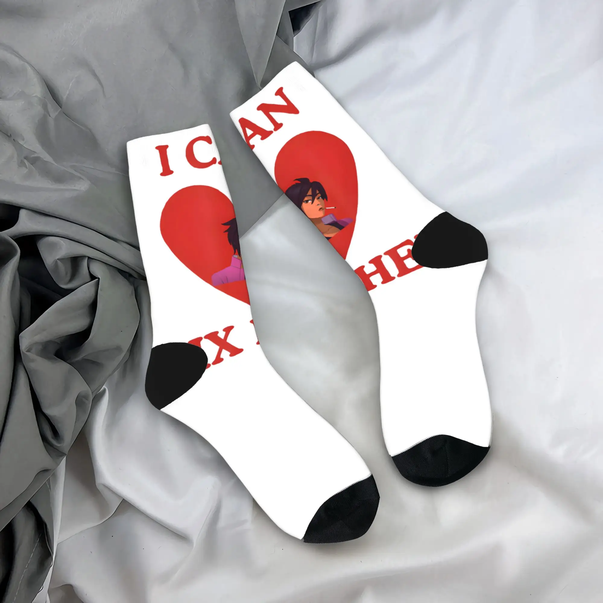 I Can Fix Her Socks Dispatchs Games Design Stockings Anti Skid Unisex Men Socks Comfortable Spring Leisure Climbing Socks