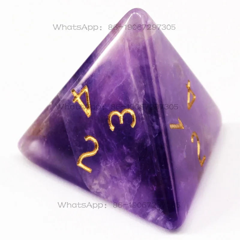 Suitable for Natural Amethyst Dice Amethyst Ore Dice