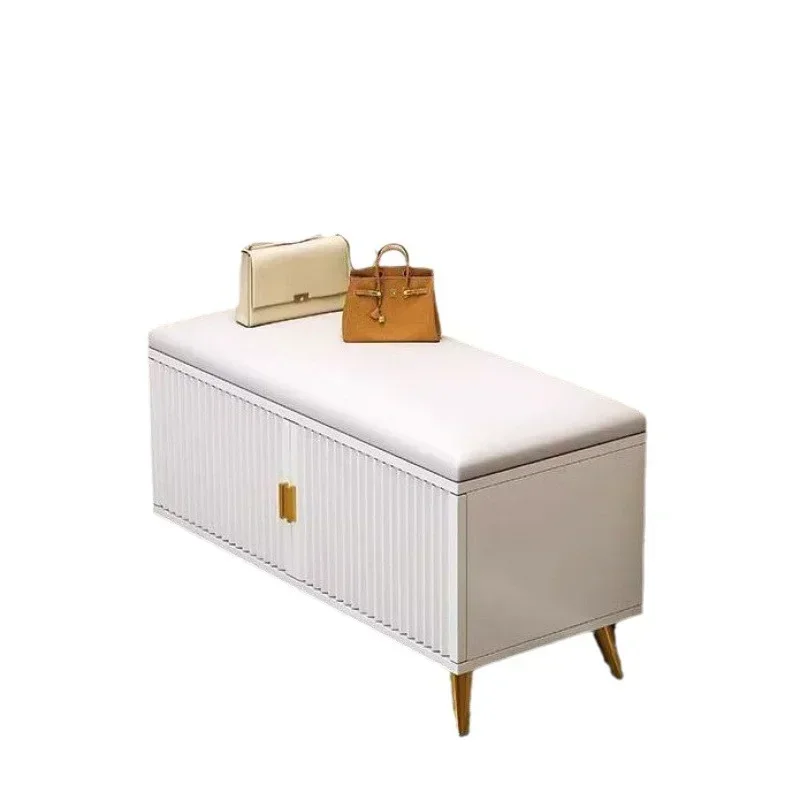 Modern Waterproof Living Room Shoe Cabinet Simple Dust Proof Shelf Bench Shoe Rack Storage Hall Furniture Meuble a Chaussure