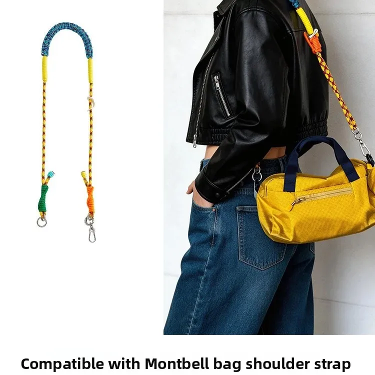  Woven Shoulder Strap Bowling Bag Coin Purse Crossbody Bag Belt Modification Accessories Band for Women's Handbags