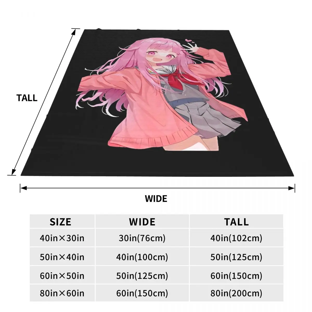 Project Sekai Emu Otori Blanket Quality Warm Soft Bedding Throws Winter Picnic Home Decor Street Trend Bedspread