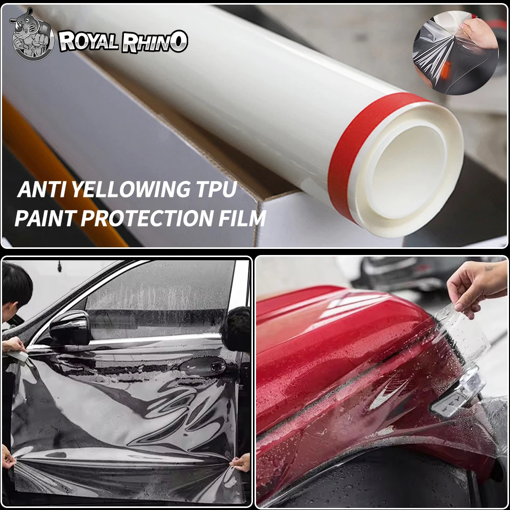 

152/50CM Car Paint Protection Film Car Exterior Accessoriess 7.5mil Car Warpping Sticker TPU PPF Transparent Protective Film