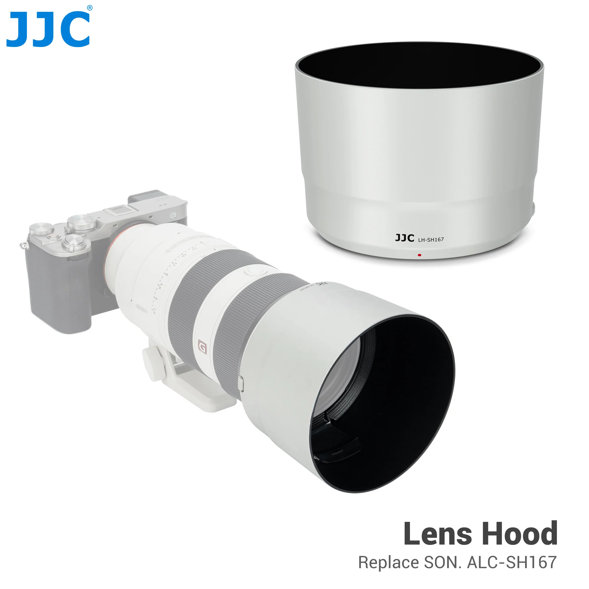 JJC Lens Hood Shade ALC-SH167 Compatible with Sony FE 70-200mm F2.8GM OSS II Lens  Replaces Sony ALC-SH167 Lens Hood