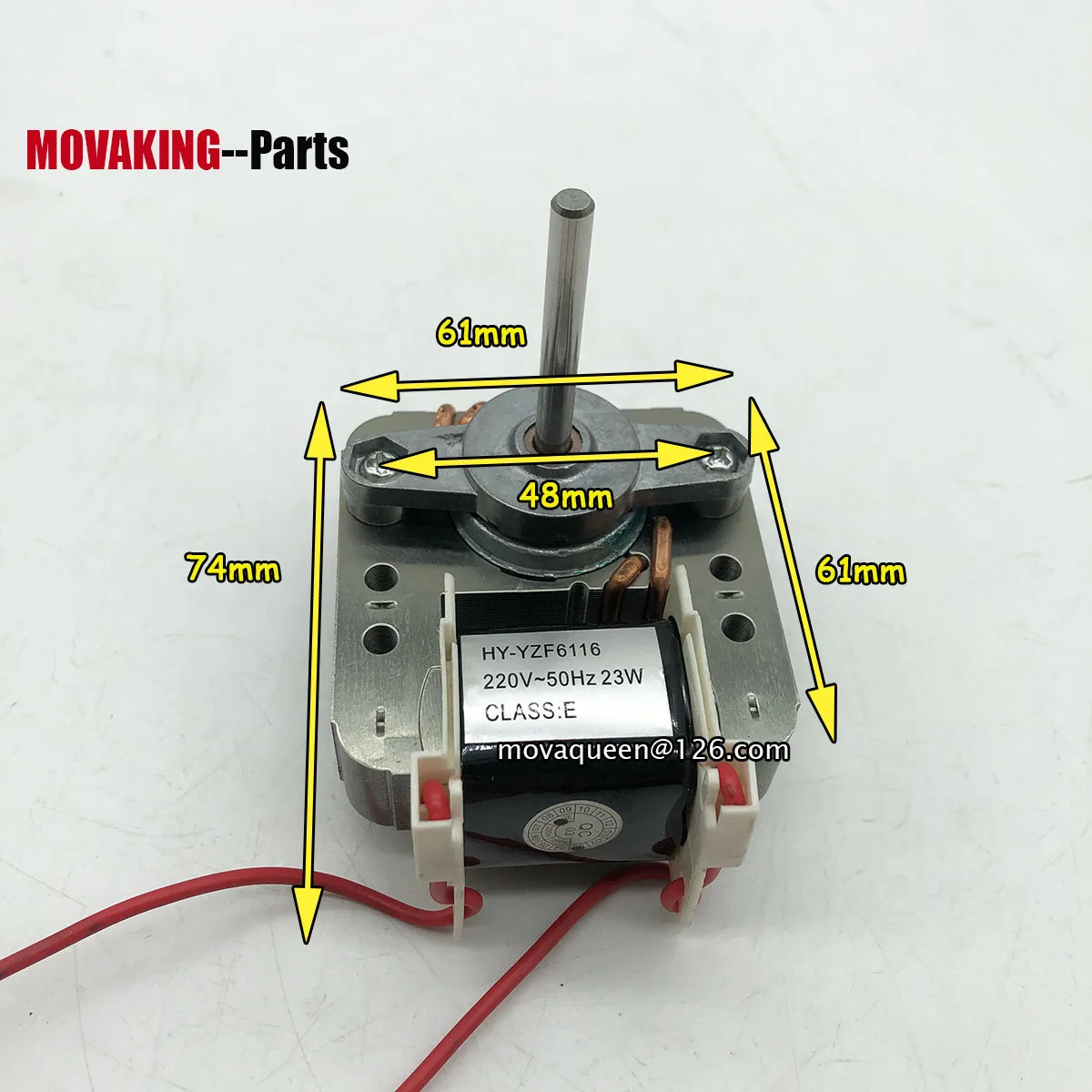 Refrigerator Fridge Spare Parts 220V HY-YZF6116 Motor 23W Cooling Fan Motor