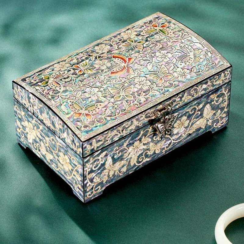 Luodian lacquer jewelry box storage for girls, girlfriends, wives, March 8th Women's Day gifts
