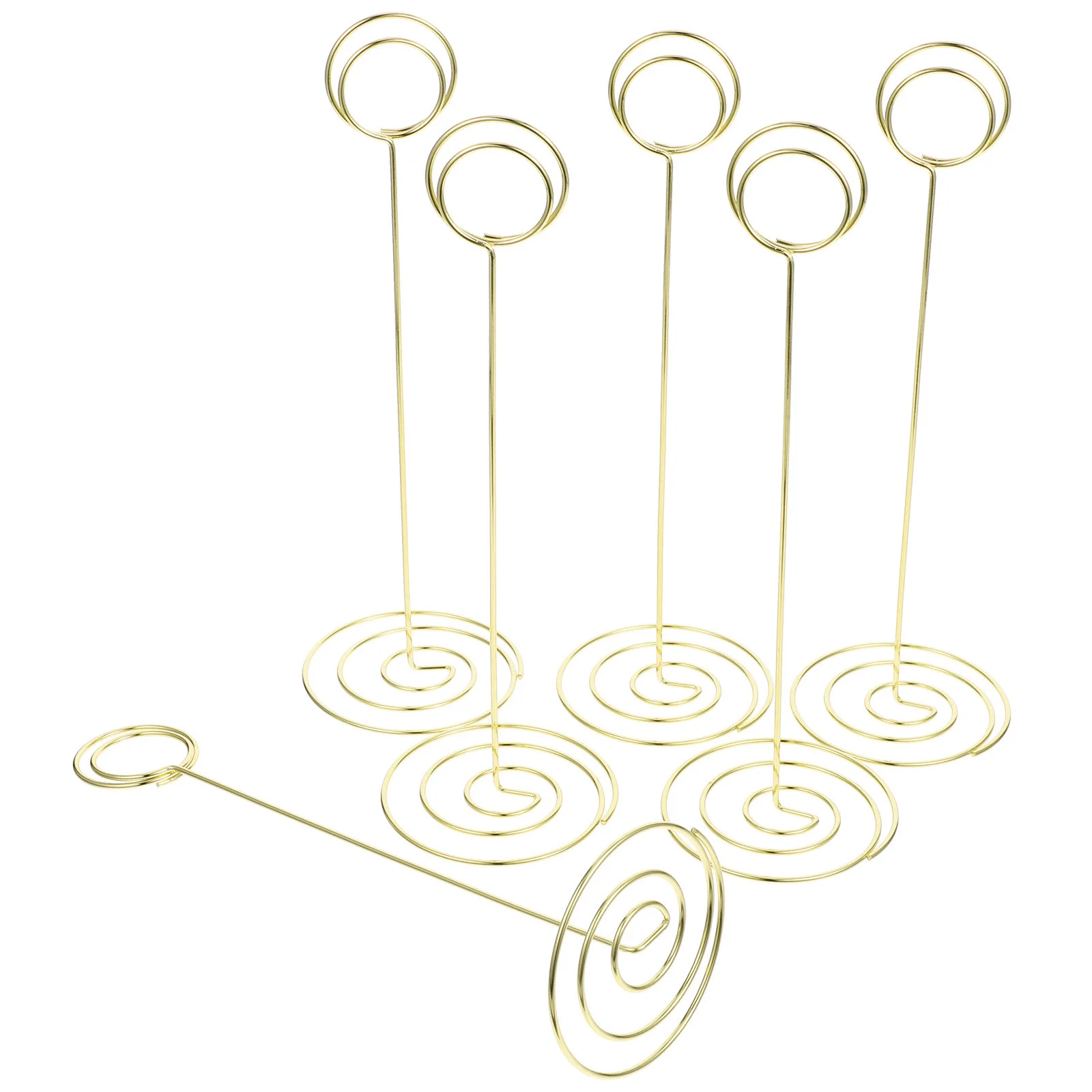 

12Pcs Picture Holders Sturdy Table Card Clip Stands Memo Holders for Wedding Numbers Place Card Holder Table Number Stands