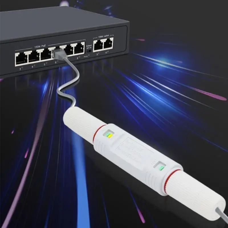 

Y1UB Всепогодные Ethernet IP66 Водонепроницаемые удлинители Poe Усиливают соединение Водонепроницаемое устройство повышает