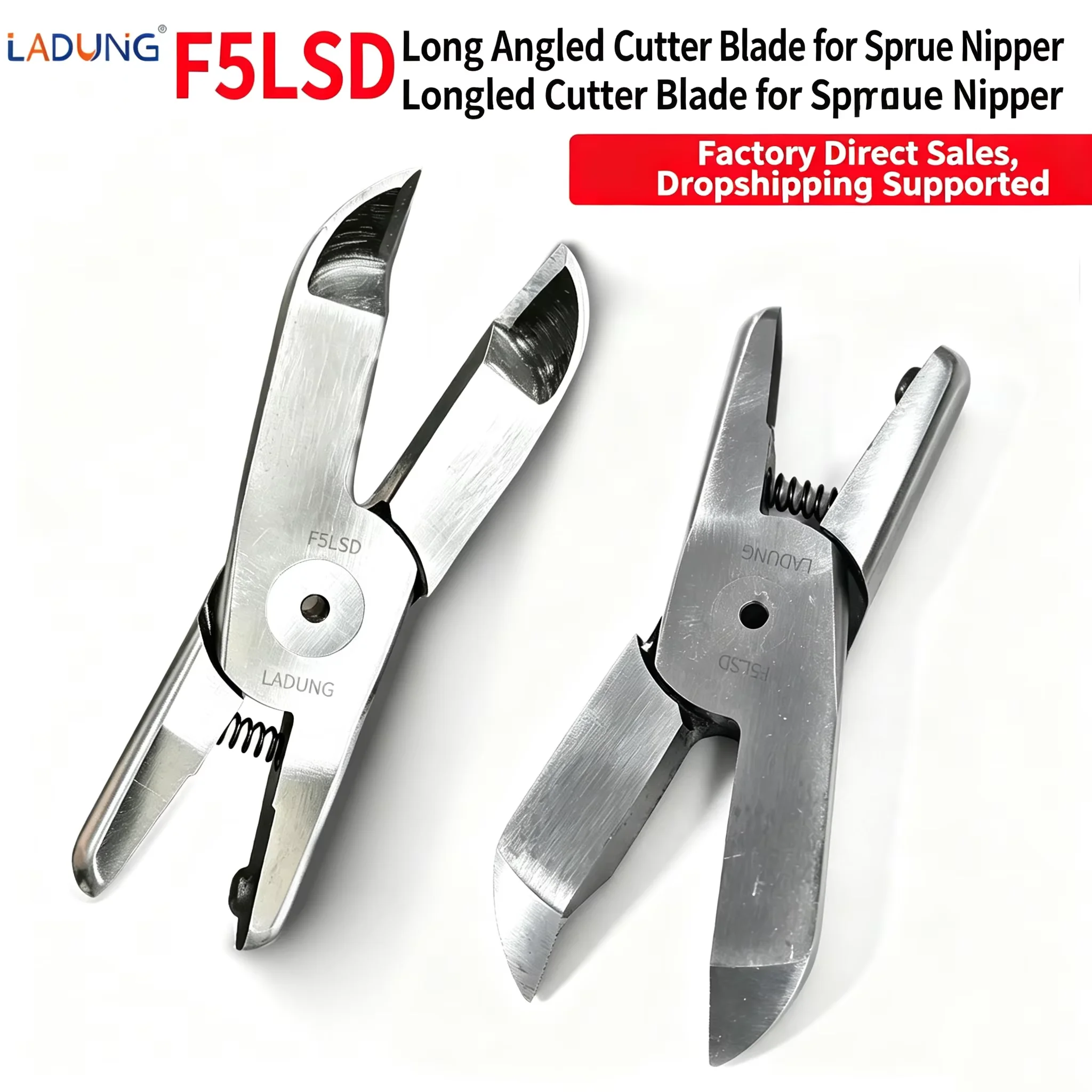 LADUNG Pneumatic Air Nipper Scissors NS-20/F5LSD/FD5 Extended Angle Shears Blade Head EOAT Robot Tool Source Factory Wholesale