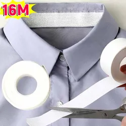 8/16M Disposable Sweat-removing Collar Stickers Women Men Shirt Neck Liners Sweat Pads Clear Self-Adhesive Absorbent Tape