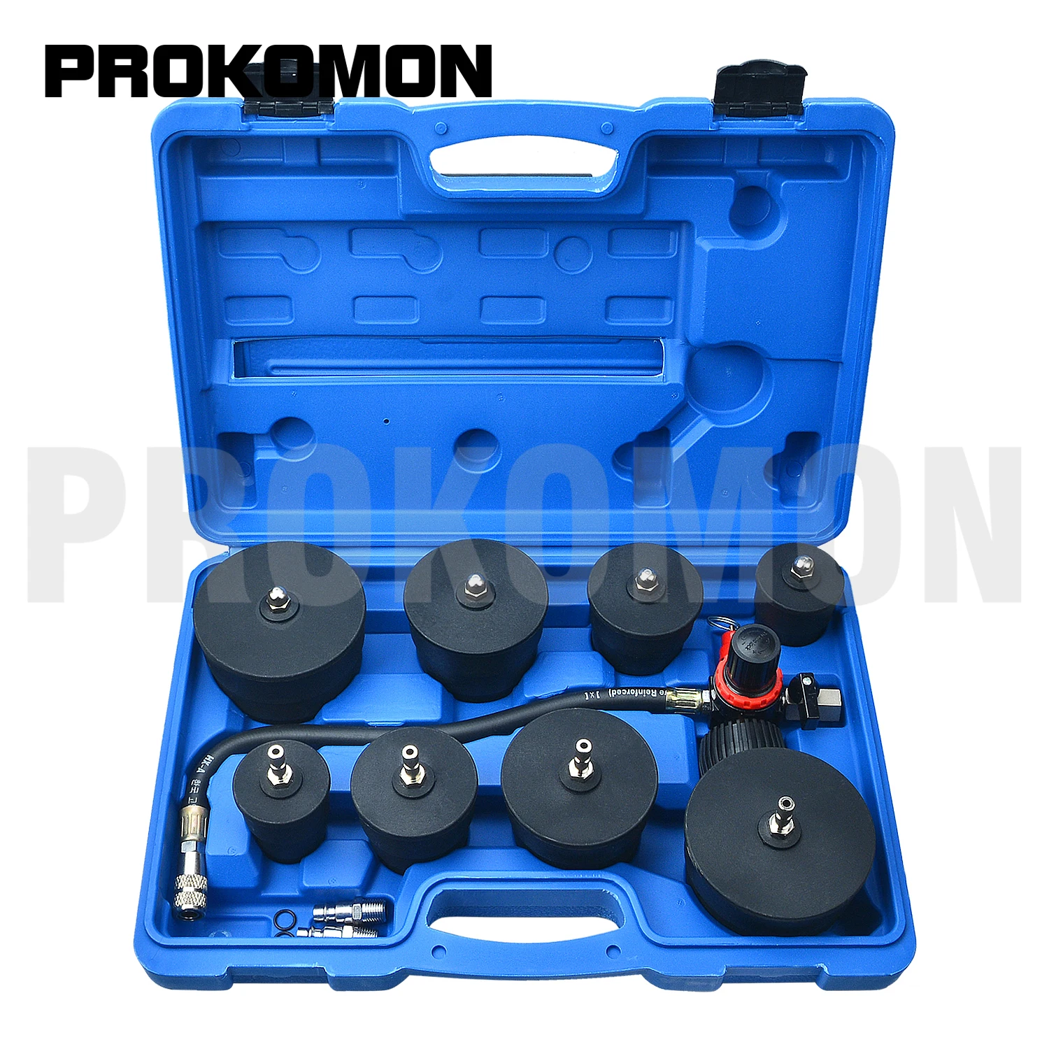 Turbo System Leakage Tester Tool Set 35mm - 90mm Turbocharger Turbo Boost Leak Test Detector Tool