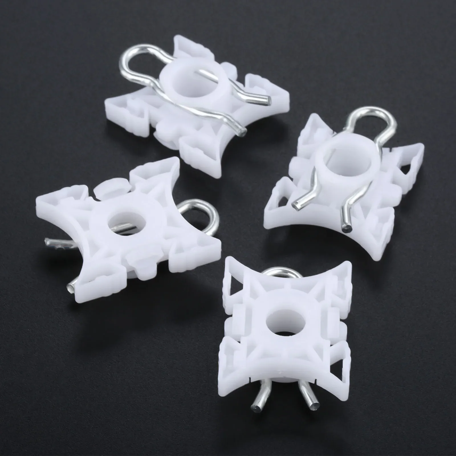 10Pcs Window Regulator Sliding Pivot Clips Auto Fastener Clip For BMW E36 E32 E34 325i 525i 535i M3 M5 Z3 Z4 Roller Lifter Clips