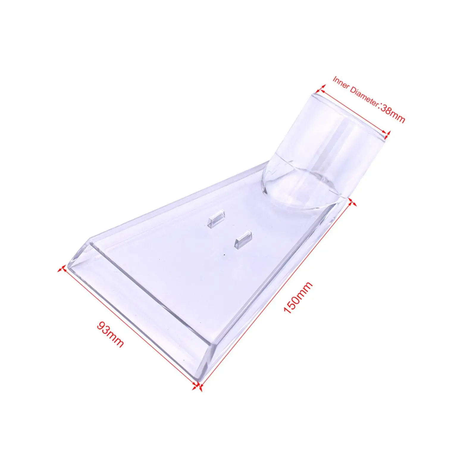 Clear Extractor Nozzle Brush Head for Vacuum Cleaner Carpet Cleaning Tool Hand Wand Small Transparent Upholstery Replacement