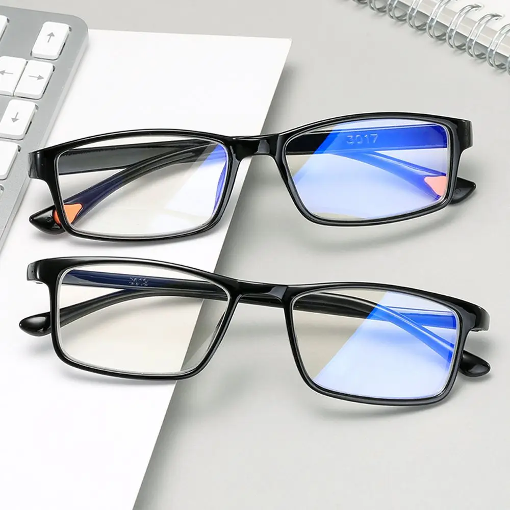

PC Black Square Eyewear Vision Care Nearsighted Glasses Finished Myopia Glasses Short Sighted Spectacles Computer Eyeglasses