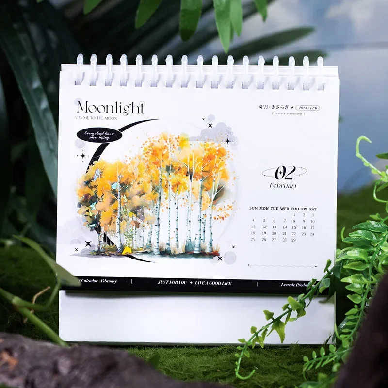 10pcs Tree Theme Ins Style Colorful Sticker DIY Waterproof Collage Decoration Handbook Material Stationery Retro Scrapbooking