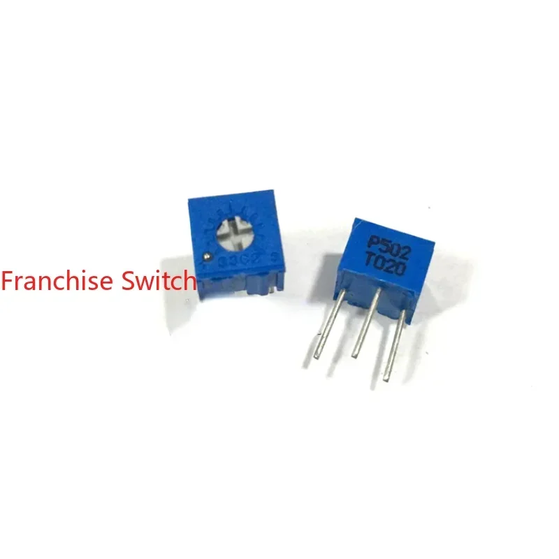 10PCS Precision Adjustable Potentiometer 3362p-1-502 5k 10k 1k 2k20k Full Range Resistance In Stock.
