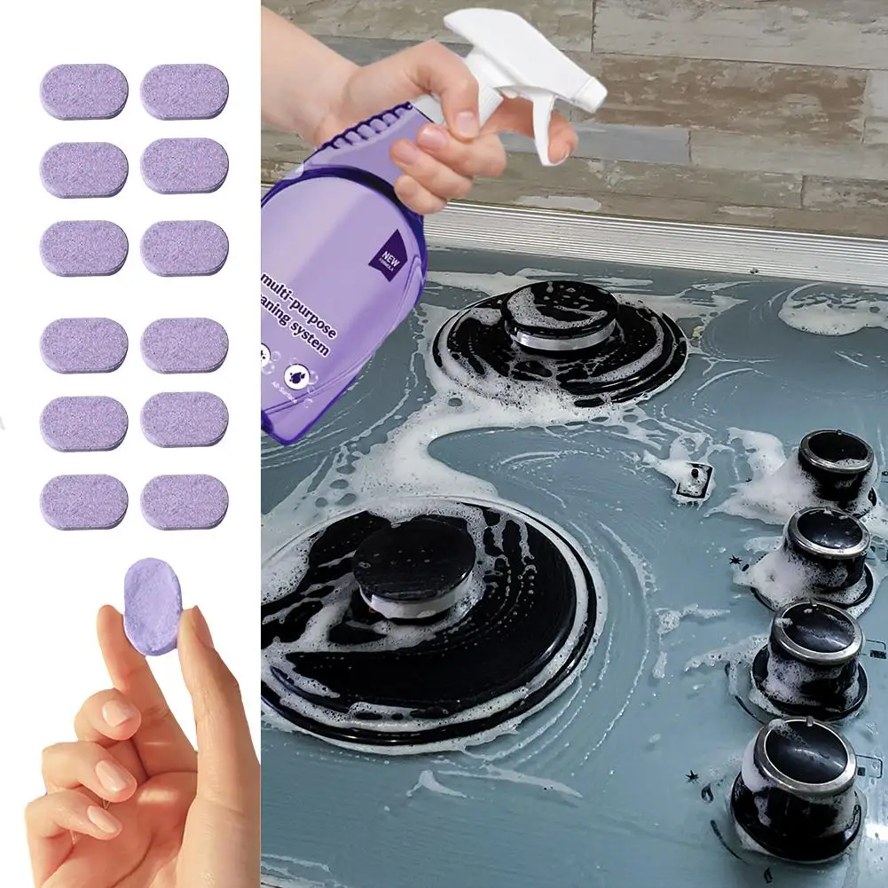 Cleaning Spray For Instant Stain Removal Cleaning Spray With Concentrated Cleaning Tablets All-purpose Spray Deep Cleaning P9o3