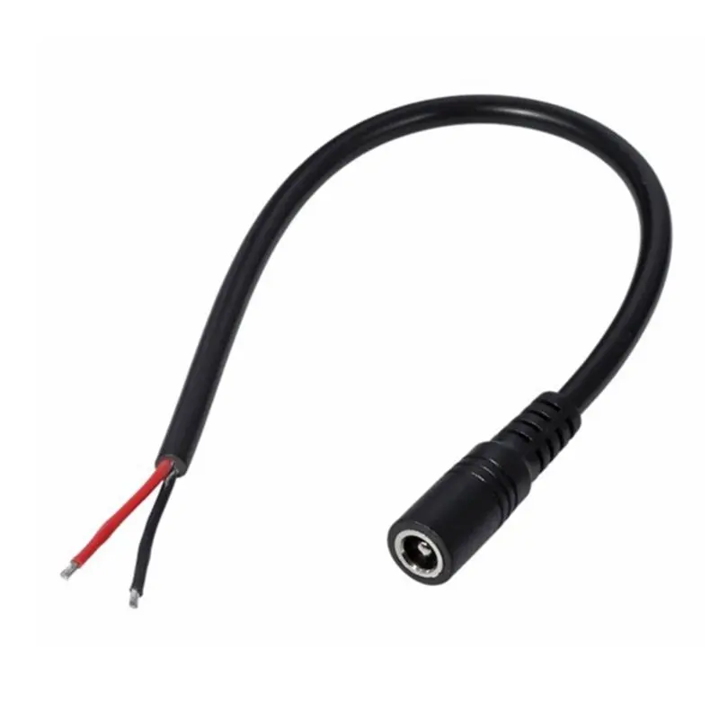 【THANKSGIVING DAY】5.5Mmx2.5Mm Pigtail Cable Female Repair DC Power Cable For Storage Power Supply, Solar Panel