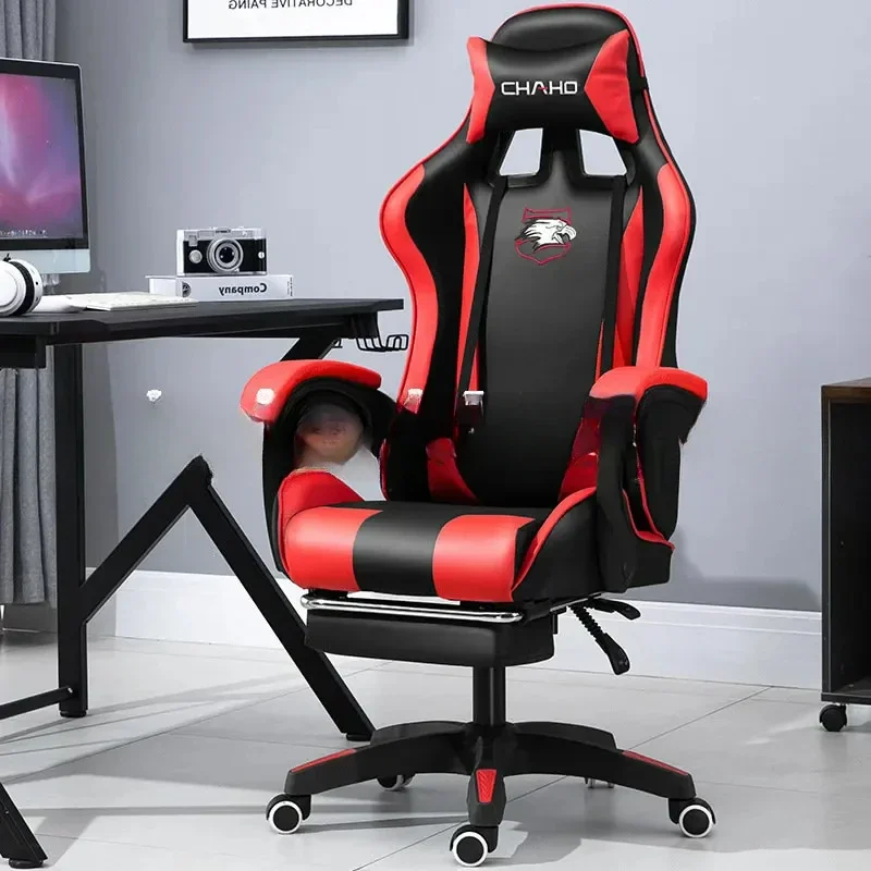 Game lol computer high-quality gaming leather WCG Internet cafe racing office chair gamer New