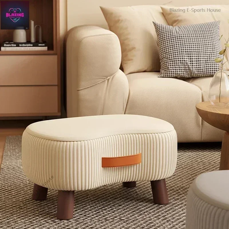 Nordic Salon Vanity Chair Designer Living Room Dressers Foot Stool Modern Space Saving Unique Portable Tabouret Home Furniture
