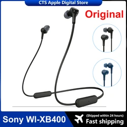 SONY-auriculares intrauditivos inalámbricos WI-XB400, audífonos originales con Bluetooth, carga rápida, controladores de 12mm