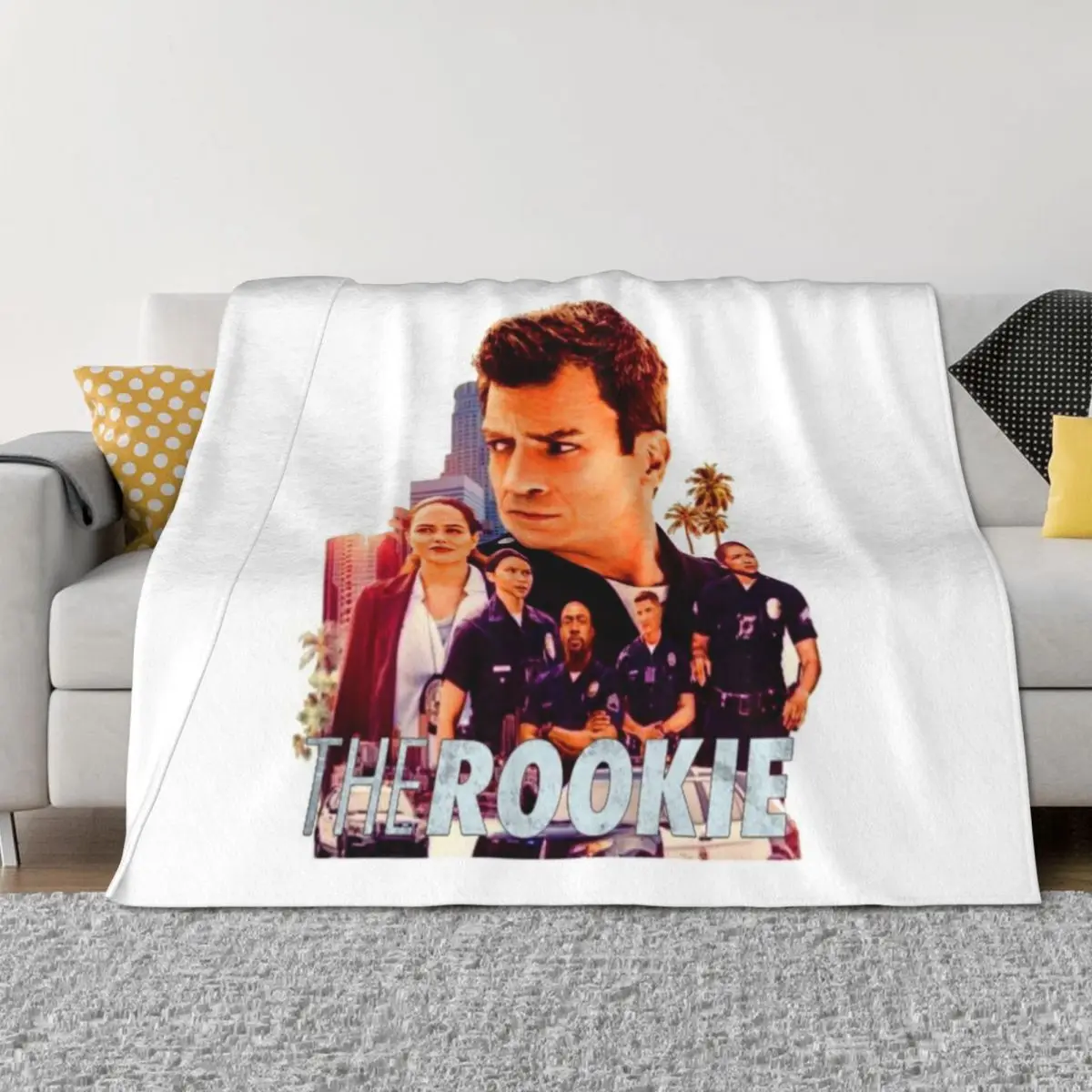 

The Rookie Sticker Fanart Throw Blanket anime Luxury Thicken christmas decoration Furrys Blankets