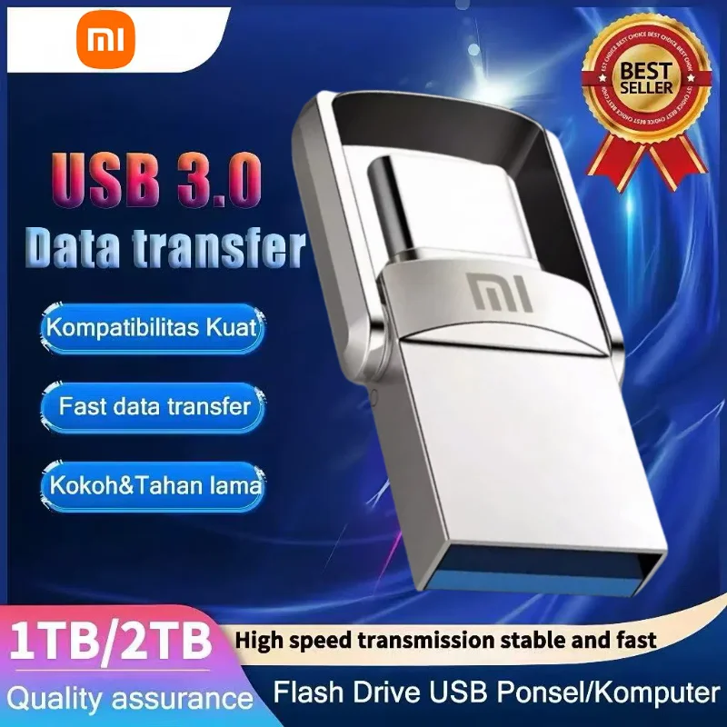 

XIAOMI High Speed USB Flash Drive 2TB 1TB Memoria Usb Disk Waterproo Pendrive For Computer Storage Devices Portable Pen Drive