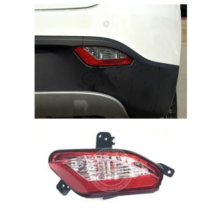 For FAW D60 2015-2016 2017- Rear Foglight Rear Bumper Foglight Foglamp Fog Light Fog Lamp Brake Lights - view 4