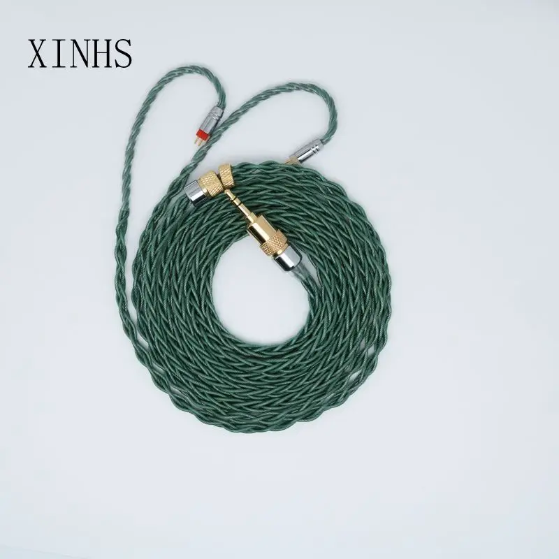 

XINHS 8-Strand 7NOCC Palladium-Plated 3.5/2.5/4.4mm MMCX/0.78mm/ 2Pin For KXXS LZ A7 MK3