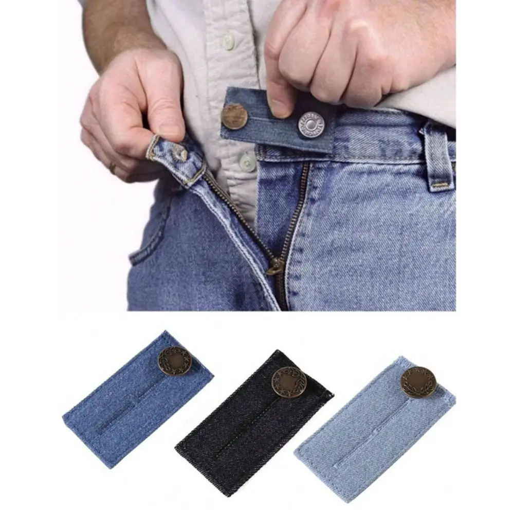 Denim Clothe Waisband Extender Flexible Adjustable Pants Extenders Buttons Waist Extension DIY Crafts Button Extenders Girls