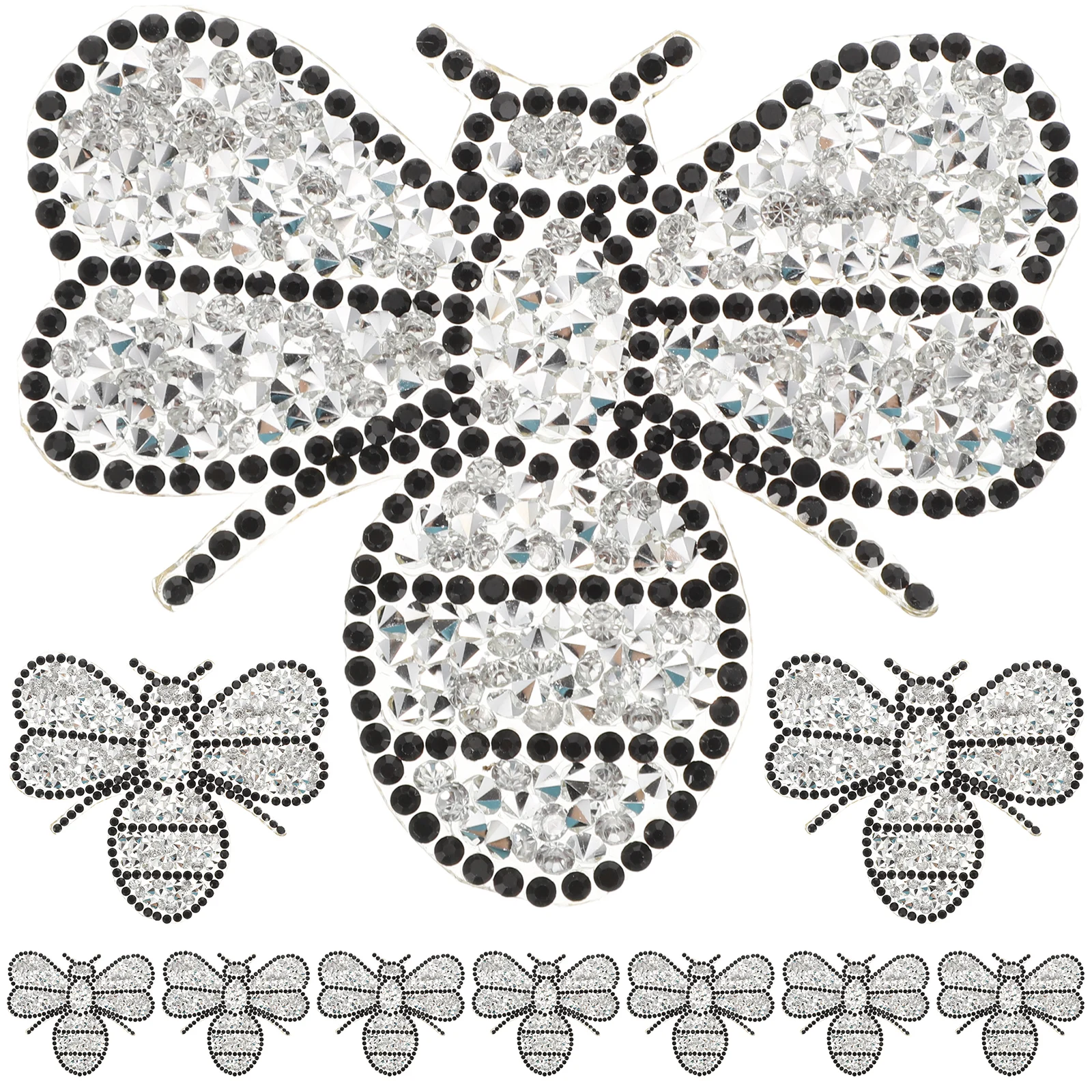 

10pcs Replaceable Printing Decorative Clothes Wear-Resistant Coat Patches Iron-On Accessories For Bags Hats Shoes Durable Small