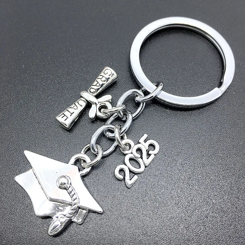 2025 Graduation Ceremony Keychain Graduation Certificate Graduation Souvenir Bachelor's Hat Keychain