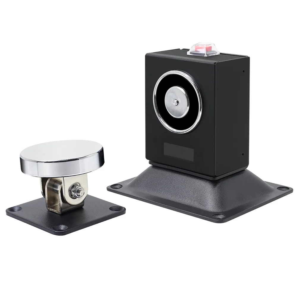 

Dc 12v 24v floor Mounted keep120lbs Force Magnetic Door Holder for Emergency Access