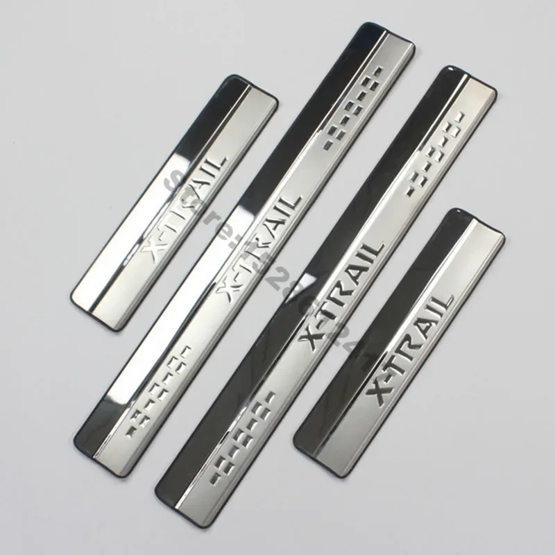 for 2014-2020 Nissan X-Trail X Trail XTrail T32 Stainless Steel Door Sill Scuff Plate Welcome Pedal Trim Car Styling Accessories