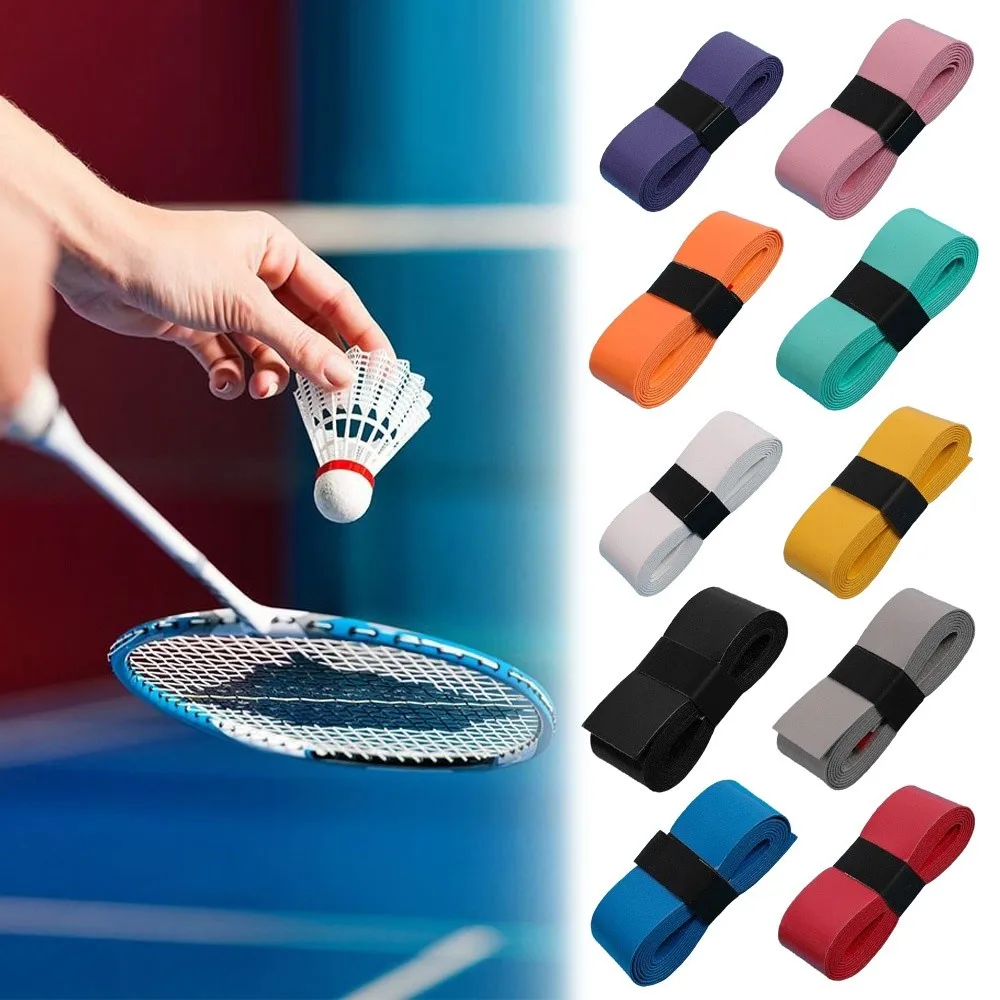 

PU Badminton Handle Wrap Tape Non-slip Shock-absorbing Badminton Racket Handle Grip Wear-resistant Thicken