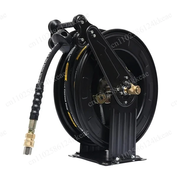 Retractable Design Suitable High Pressure Washer Automatic Hose Ree for Patio Garden Cleaning