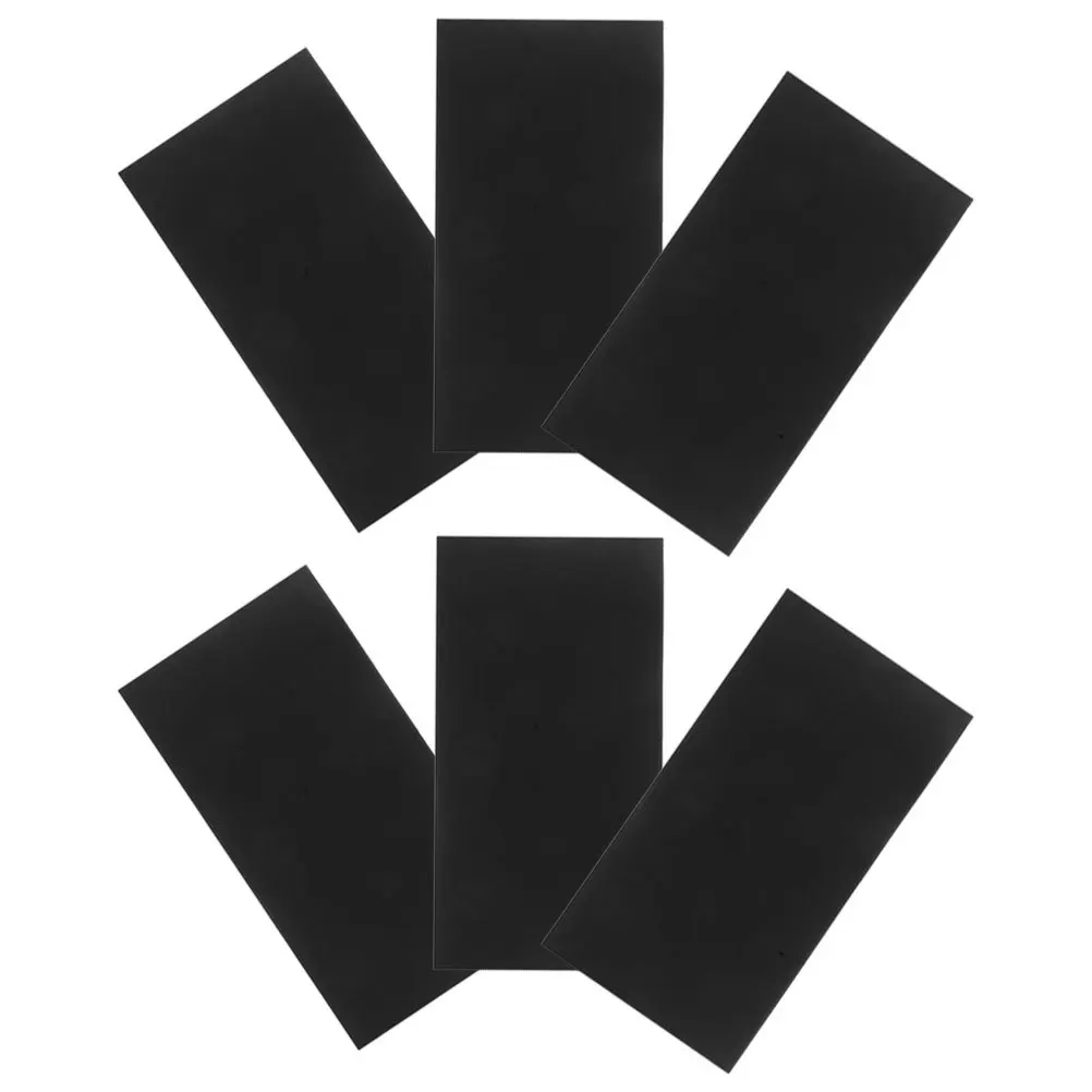 

6Pcs LED Light Blocking Stickers Cuttable Dimmer Sheets for Electrical Appliances Routers Clocks Blackout Light Filters
