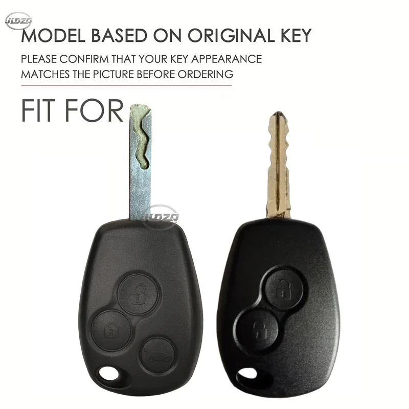 2 3 Buttons silicone car key case for renault trafic clio Duster Logan dacia sandero for Nissan terrano Almera