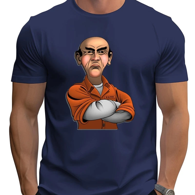 

Dude Custom Jeff Dunham Men's Short Sleeve T-Shirt Basic Cotton Tee