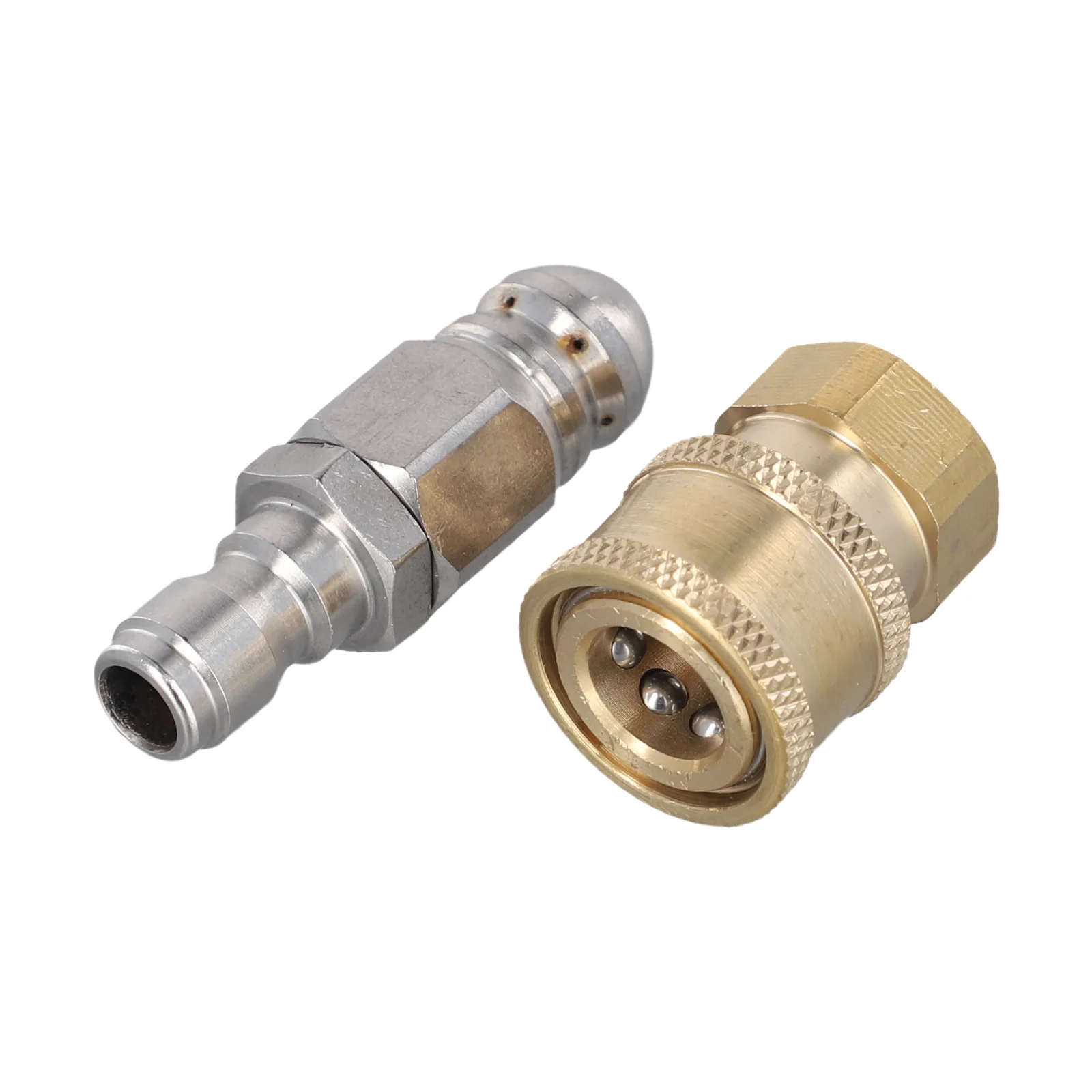

Drain Jetting Hose Nozzle Compact Accessories Stainless Steel Multi Purpose Use Pressure Washer Accessories Pressure Washer