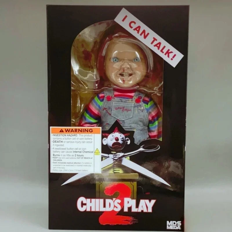 New Hot Spot Mezco Mds Replica Ghost Doll Childs Play Child Chucky Voice Activated Movable Dolls Halloween Gifts Toys Spot Goods view 2