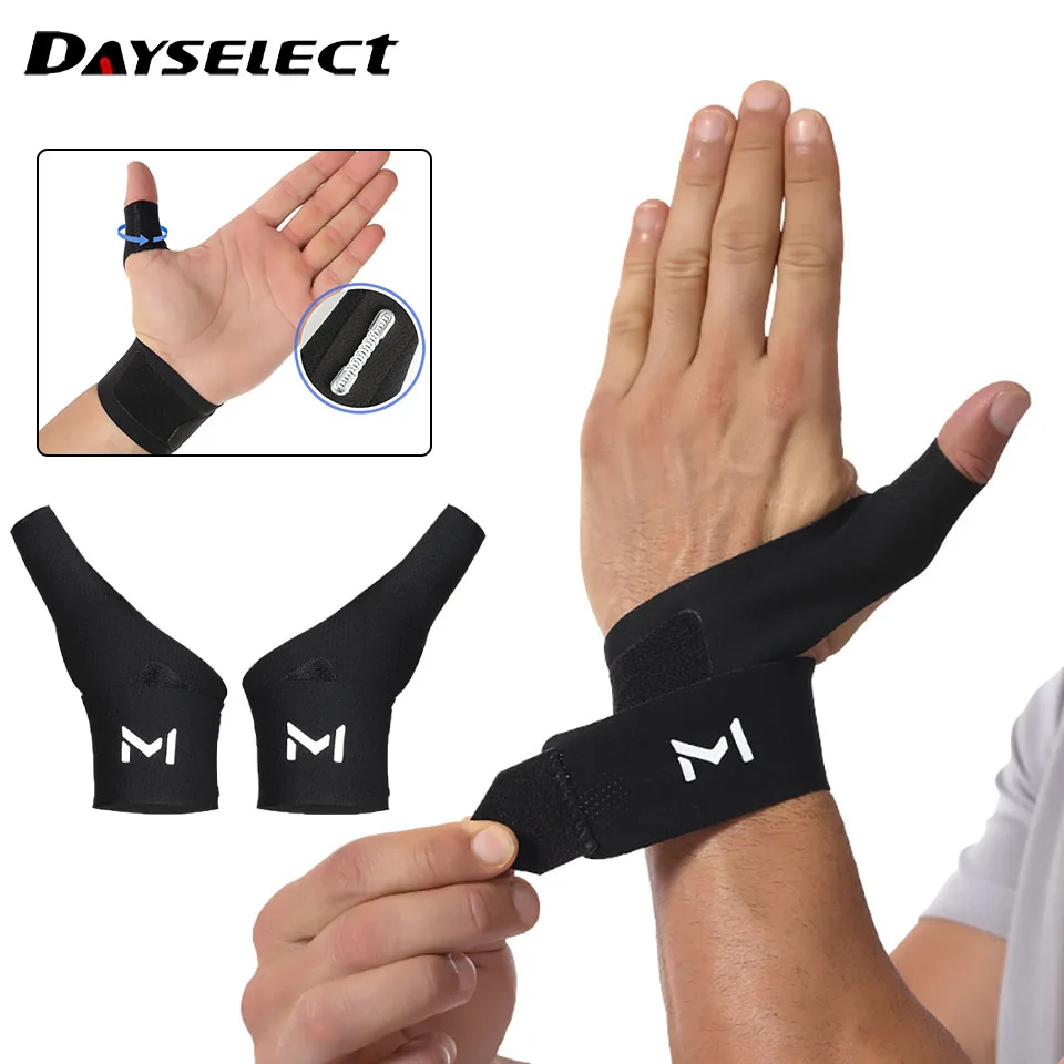 1Pcs Sports Wrist Support Absorb Sweat Thin Light Thumb Wrist Guard Gym Badminton Volleyball Running Wrist Sweat Towel Men Women