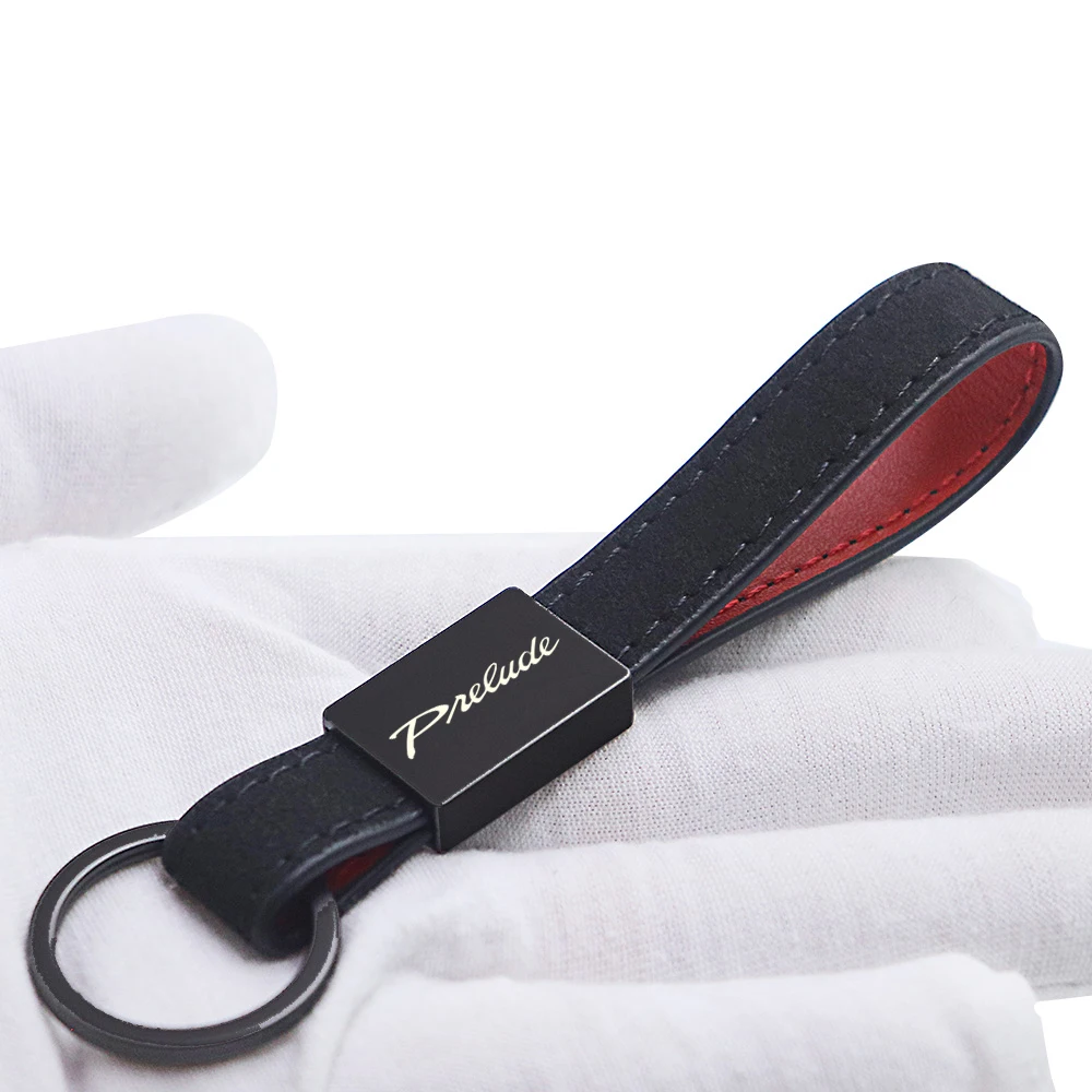 car key chain leather keychain Car Accessories for honda prelude gen 1 2 3 4 5