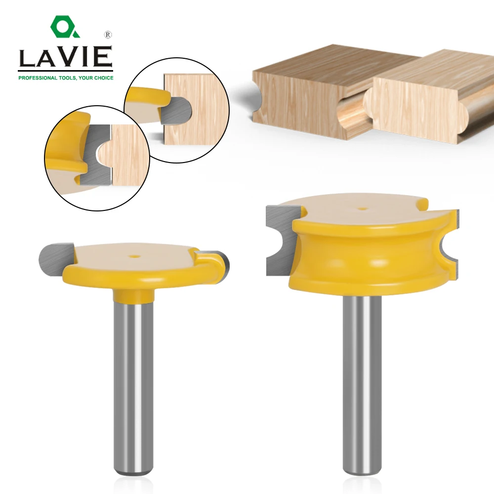 LAVIE 2-teiliges Fräser-Set mit 8 mm Schaft für Kanu-Flöten und Perlen, Holzbearbeitungs-Fräser aus Legierung, Holztenon-Fräser, Fräswerkzeuge MC02034 – Detail 2
