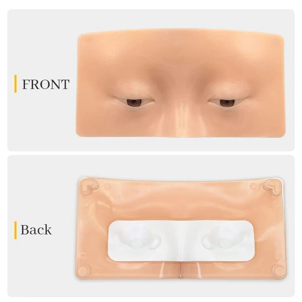 

1/5/10pcs Makeup Practice Board Eyebrow Tattoo Practice Skin Eye Face Training Silicone Practice Pad for Makeup Beauty Cosmetic