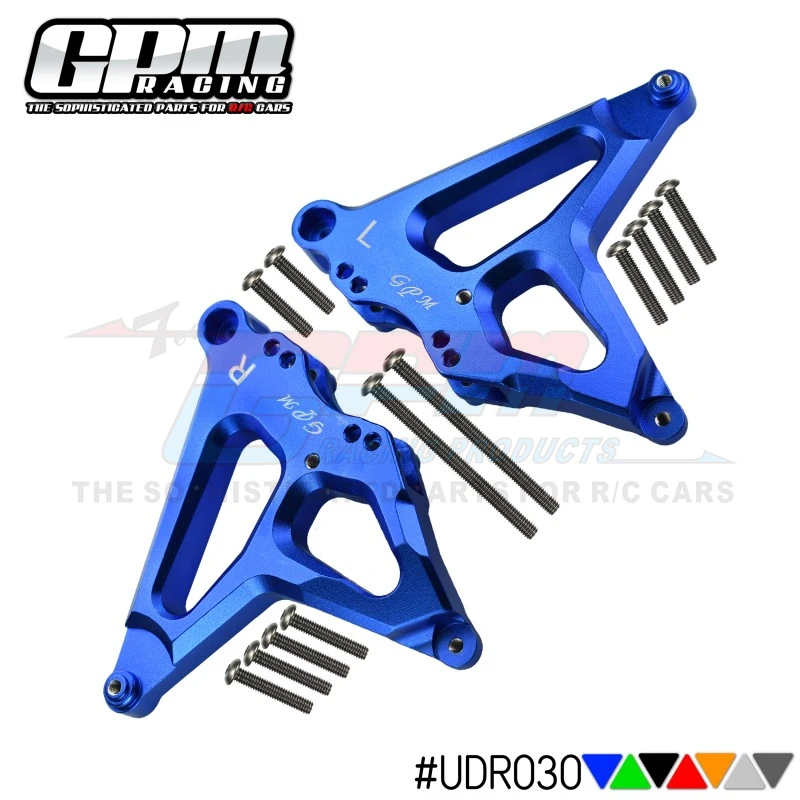 GPM Aluminum Rear Damper Mount For TRAXXAS 1/7 Unlimited Desert Racer