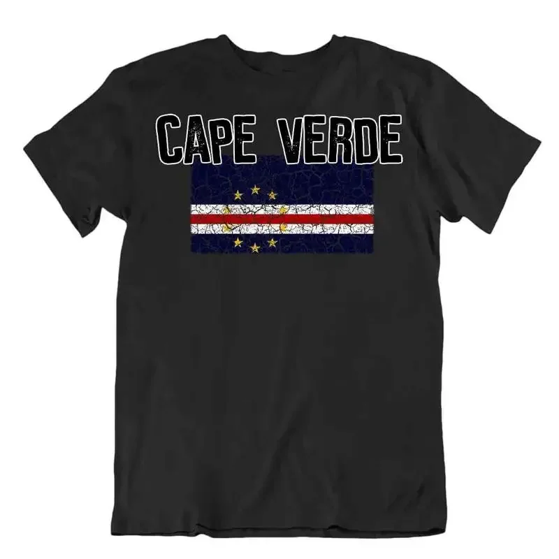 Flag T Shirt Cape Verde Fashion Country Souvenir Gift Tee Pride logo