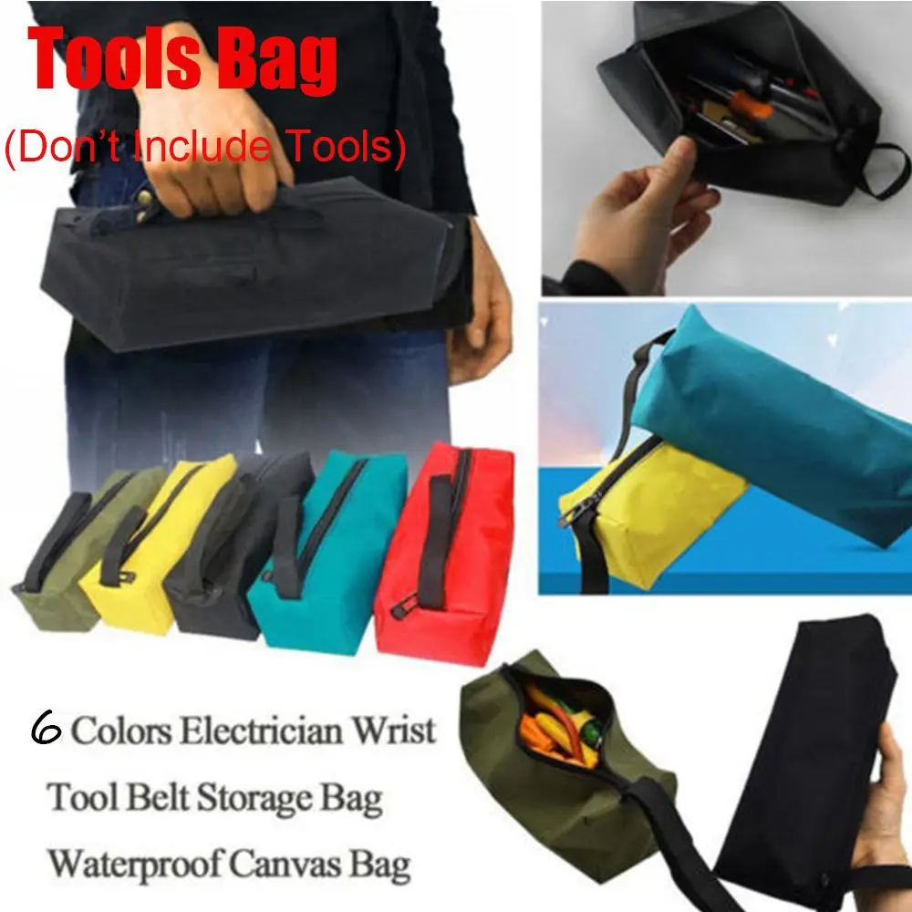 Utility Nylon Pouch  Zipper Storage Repair Tool Bag Hand Plumber Cases  Small Parts Organize