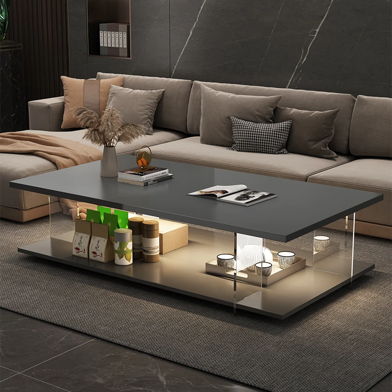 Coffee table living room home office tea small apartment small tea acrylic suspended