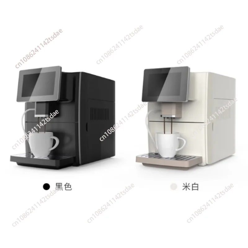 Touch Screen Automatic Cappuccino Machine, Stainless Steel with Integrated Grinder for Home & Business
