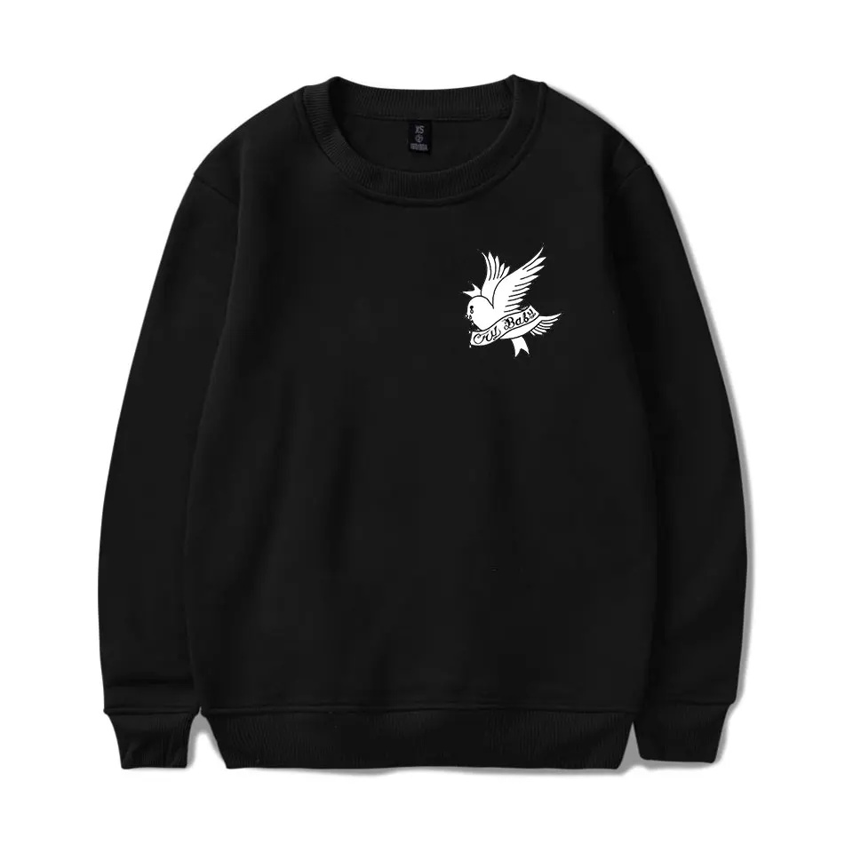 

Толстовка мужская с круглым вырезом, свитшот, уличная одежда, модные повседневные худи в стиле хип-хоп, длинная кофта для мальчиков с рисунком плача, осень